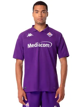 T-shirt à Manches Courtes Domicile Acf Fiorentina Kombat 24/25 Violet Indigo S