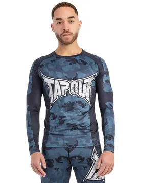 T-shirt à Manches Longues Duncan Camo Blue 3XL