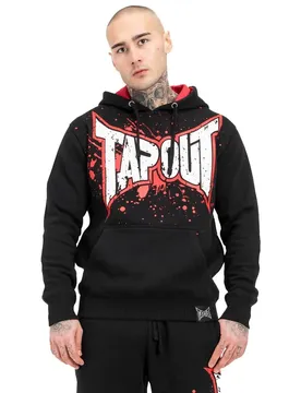 Sweat à Capuche Splashing Black / Red / Ecru XL