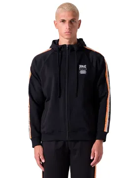 Sweat-shirt à Zip Felpa Black / Black / Black XL