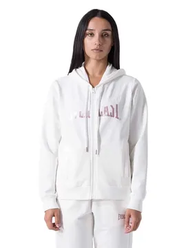 Sweat-shirt à Zip Felpa Strechetch Off White M
