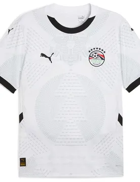 T-shirt à Manches Courtes Loin Efa Egypt Replica 2025 White / Sand Dune M