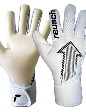 Gants De Gardien De But Junior Attrakt Fastgrip Silver White 7 unisex