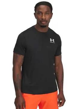 T-shirt à Manches Courtes Heatgear Fitted Black / White XS