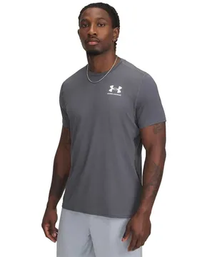 T-shirt à Manches Courtes Heatgear Fitted Castlerock / White XL