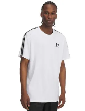 T-shirt à Manches Courtes Icon Heavyweight Taping White / Black 3XL