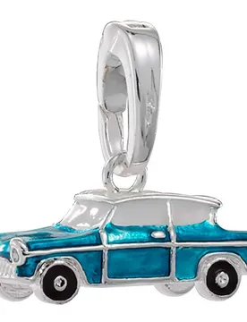 Porte-clés Voiture Volante Famille Weasley Silver / Blue One Size unisex