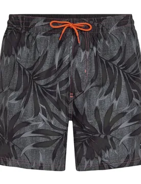 Pantaloncino Da Bagno Cali Floral 16´´ Black Dipped Leaves M