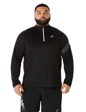 Maglietta A Manica Larga Con Mezza Cerniera Icon Performance Black 2XL