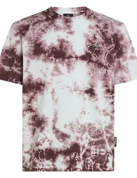 T-shirt à Manches Courtes Tie Dye Graphic Purple Tie Dye Print XL