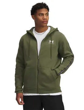 Sweat-shirt à Zip Icon Fleece Taping Marine OD Green / White XL
