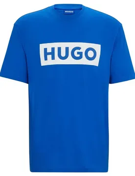 Hugo T-shirt à Manches Courtes Nico Blue Open Blue XL