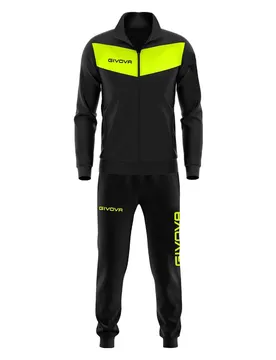 Survêtement Visa Fluo Black / Fluor Yellow S Homme