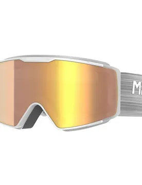 Masque De Ski Posse Magnet+ White Gold Mirror CS/CAT3+Clarity Mirror/CAT1 Homme