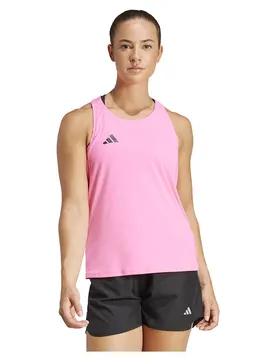 Maglietta Senza Maniche Adizero Essentials Lucid Pink XL