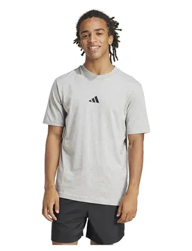 T-shirt à Manches Courtes Essentials Small Logo Single Jersey Medium Grey Heather / Black M