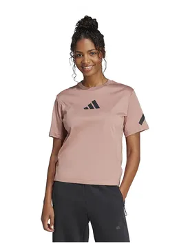 T-shirt à Manches Courtes Z.n.e Warm Clay XS