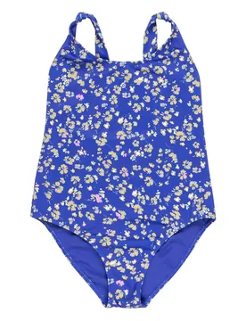 Maillot De Bain Shadow Floral Dazzling Blue Coastline Ditsy 14 Années Fille
