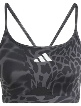 Soutien-gorge De Sport à Faible Impact Aeroreact 3 Stripes Black L