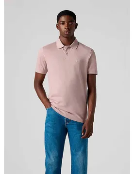 Polo à Manches Courtes Slim Housemark Purple Dove L