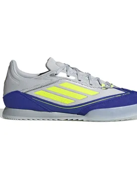 Chaussures De Futsal F50 Messi Freestyle Silver Met / Solar Yellow / Lucid Blue EU 43 1/3