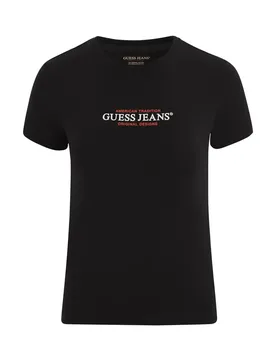 T-shirt à Manches Courtes Gj Cn Slim American Tr Jet Black A996 M