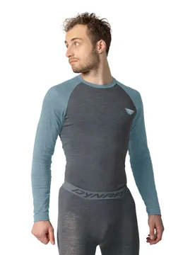 T-shirt à Manches Longues Tour Light Merino Smoke Blue M