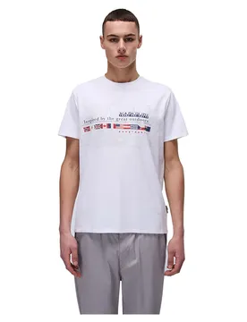 T-shirt à Manches Courtes Turin Bright White L