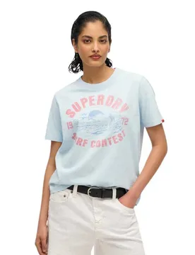 T-shirt à Manches Courtes Lo-fi Outdoor Relaxed Atmosphere Blue S
