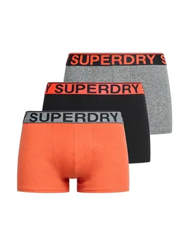 Boxers M311050b Trunk 3 Unità Karst Mega Blck/Blck/Ornge Mrl 2XL