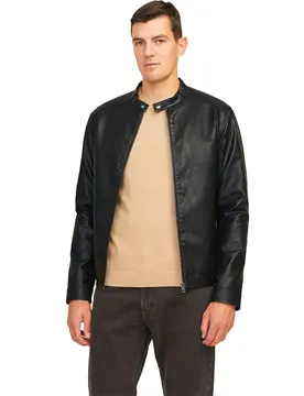 Veste En Cuir Caleb Black M