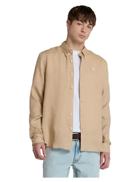 Chemise à Manches Longues Mill Brook Linen Safari 3XL