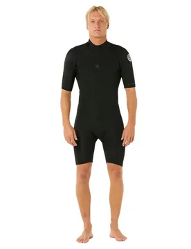 Shorty à Manches Courtes Avec Fermeture éclair Dans Le Dos Dawn Patrol Spring 22 2 Mm Black M
