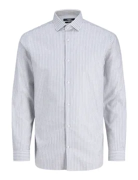 Chemise à Manches Longues Blaparker Bright White / Slim Fit M
