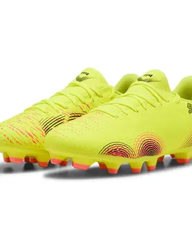 Chaussures De Football Future 8 Play Fg/ag Yellow Alert / Black / Sun Struck EU 45