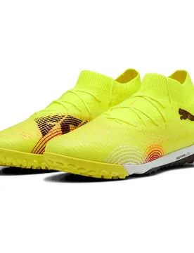 Chaussures De Football Future 8 Pro Cage Mid Yellow Alert / Black / Sun Struck EU 41