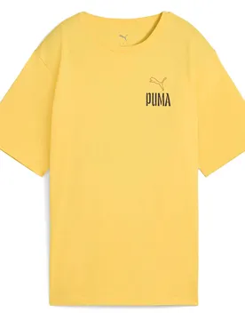 T-shirt à Manches Courtes Road To Unity Relaxed Graphic Sunny Yellow S