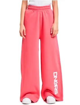 Pantaloni Sportivi Wide Pink / White S