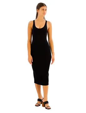 Exchange Robe Midi Sans Manches Xw000820_af13729 Black M