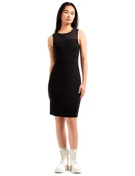 Exchange Vestito Corto Senza Maniche Xw00093_af13729 Black M
