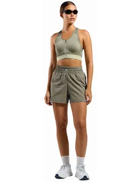 Soutien-gorge De Sport à Fort Impact Seamless Agate Gray / Vetiver 75