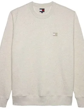 Felpa Badge Regular Fit Oat Marl Heather Tonal XL