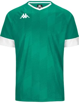 T-shirt à Manches Courtes Fosco Green / White L
