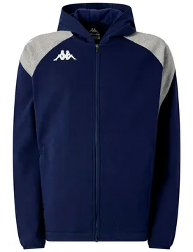 Sweat-shirt à Zip Liantozi Blue Marine / Grey Melange S