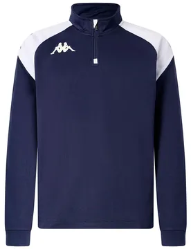 Sweat à Demi-zip Lovato Blue Marine / White 4XL