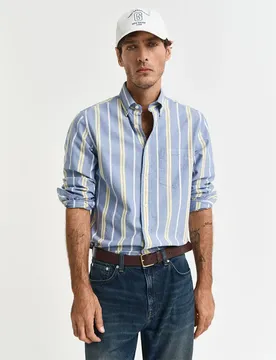 Chemise à Manches Longues 3250052 Rich Blue 2XL