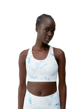 Haut De Sport Maintien Moyen Helio Celadon Blue L