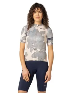 Maillot à Manches Courtes Striped Flower Essential