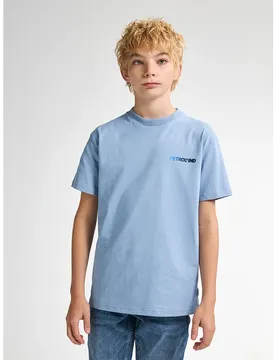 T-shirt à Manches Courtes B-1050-tsr620 Pale Blue 13-14 Années Garçon