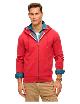 Felpa Con Zip Essential Logo Prep Red 2XL
